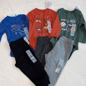 6 Piece NWT Garanimals Bundle. Size 12 Months.